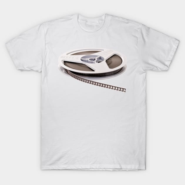 Super 8 Film Reel T-Shirt by THP Creative